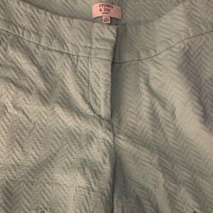 Crown & Ivy Aqua Textured Blouse